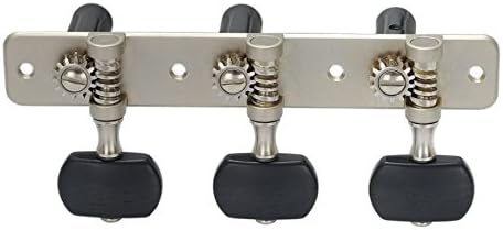 DJ403 SN Classical & Flamenco Guitar Tuning Pegs Machine Heads Antique finish & Black Pegs