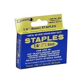 Arrow Fastener #60430 1000PK 1 4 Heavy Duty Staple by ARROW FASTENER