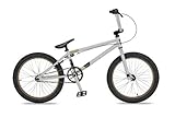 Dk Siklon Bmx Bike With Gold Rims (White, 20-Inch)