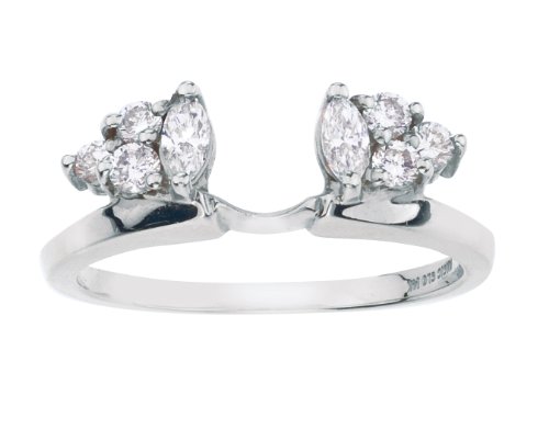 Round solitaire engagement ring enhancers