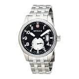 Mens Wenger Swiss Military Aerograph Steel Date Watch 72479