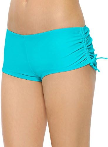 Hot Water Juniors Solid Boy Short Swim Bottoms Small Blue