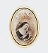 Gold Plated Religious Lapel Pin - Saint Rita Cascia