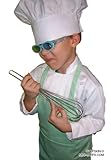 CHEFSKIN Kids Children Chef Jacket + Apron +Hat THE BEST KIDS CHILDREN CHEF UNIFORM COSTUME, THE BEST QUALITY