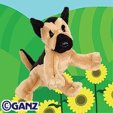 Webkinz German Shepherd New with Sealed Tags and Unused Code