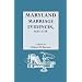 Maryland Marriage Evidences, 1634-1718