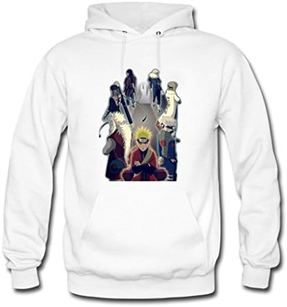YNFYC Fashion Customized NARUTO 3 Kid's Classic Hoodie Sweatshirt Medium White