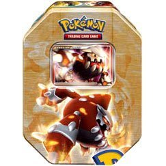 Pokemon 2008 Holiday Collector Series 2 Level-Up Tin Set Heatran with Heatran Foil Card