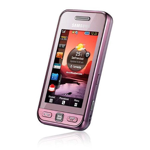 Samsung S5230 Pink Star Unlocked Phone with 3.2 MP Camera, FM Radio and Speakerphone--U.S Version with No Warranty 