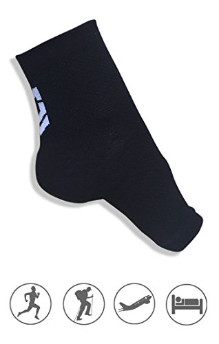 Plantar Fasciitis Support Socks and Compression Recovery Foot Sleeves - Premium Material and Maximum Comfort - Relieves Pain, Swelling, Inflammation & Discomfort