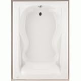 American Standard 2772.002.020 Cadet Bath Tub with form Fitted Back Rest, White