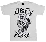 Wild In The Streets Mens Basic T-Shirt In White By Obey Clothing, Size: Small, Color: White