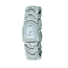 DKNY NY4228 Ladies White Dial, Stainless Steel Stone Set Bracelet Watch Watch