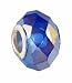 Pandora Style Charm Bead (Z144) Faceted Glass (14mm x 10mm) (fits Troll too)