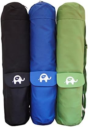 OM Yoga Mat Bags - Full Zipper Cargo Tote - with Shoulder Straps - 3 Pockets to hold your Cell Phones or Workout Essentials, 100 % Satisfaction Guaranteed by Elite Trend (New Arrival)