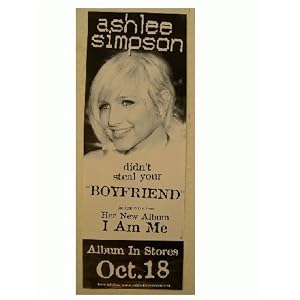 Ashlee Simpson Poster Face Shot Jessica sister