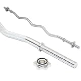 MiraFit 120cm Spinlock Arm Curl Bar