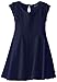 Nautica Girls' Cap Sleeve Lace and Jersey Dress