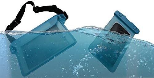 Waterproof Bag and a Universal Waterproof Dirtproof Snowproof Case Bag for your Wallet or iPhone 6s or Samsung Galaxy phone or any Smartphone (Blue)