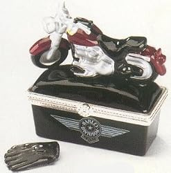 Harley-Davidson Fatboy Motorcycle PHB w/ mini gloves