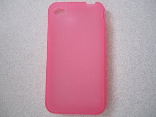 iPhone 4 4g TPU Glow in the Dark Pink Hard Flexible Plastic
