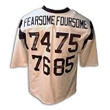 Los Angeles Rams Fearsome Foursome Autographed/Hand Signed Custom Jersey by Merlin Olsen, Lamar Lund