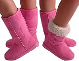 Stella Cosy Faux Suede Fur Lined Nomad Womens Boots