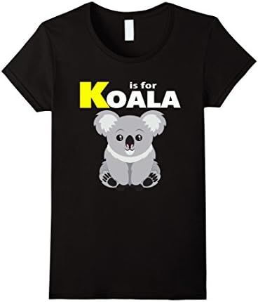 Women's Australian Koala Bear Cute Animal T Shirt XL Black