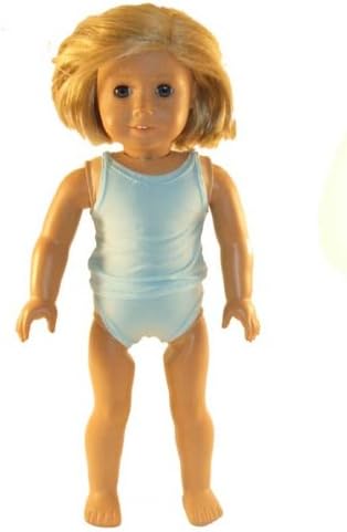 2PC. Light Blue Underwear & Cami set for 18 inch dolls like American Girl - made in the USA!