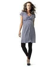 M2b Striped Tunic Dress with Angel Sleeves