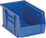 Quantum QUS221 Plastic Storage Stacking Ultra Bin, 9-Inch by 6-Inch by 5-Inch, Blue, Case of 12