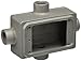 Appleton FSX-1-50 Cast Device Box, FSX, 1 Gang, Malleable Iron, 1/2" Hub