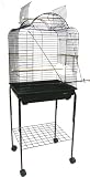 Brand New Bird Birds Cage Cages 20x16x54 w/ Stand 1904Black
