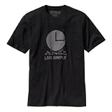 Patagonia Mens Live Simply Clock T-Shirt