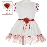 Sophias Style Boutique Toddler Baby Clothes 3 Pc Set White DRESS Girl 12M-4T