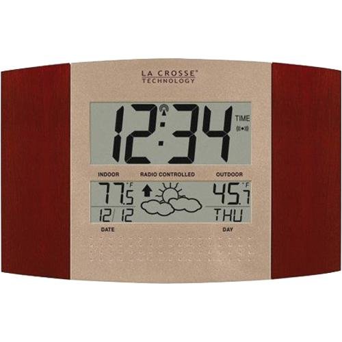 La Crosse Technology Ltd WS-8157U-CH-IT Atomic Digital Wall Clock