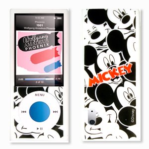 External hard drive:Disney© Officially Licensed Mickey Mouse Soft Silicone Protective Case Cover fits Apple iPod Nano 5th Generation