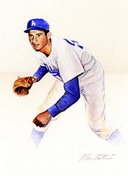 Sandy Koufax Los Angeles Dodgers Large Giclee