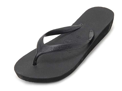 (ハワイアナス) havaianas High Light ビーチサンダル 0090 BK (38)約24.5cm [並行輸入品]