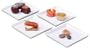 BIA Cordon Bleu 4-Piece Square Plate Set in Gift Box, White