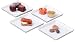 BIA Cordon Bleu 4-Piece Square Plate Set in Gift Box, White