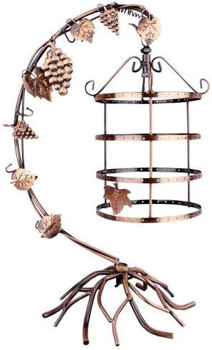 YISDER 4 Tier Bird Cage D¨¦cor Rotating Table Top Earrings Organizer / Necklace Jewelry Display Stand/Jewelry Organizer/ Birthday gift / Princess/ Holiday gifts/ Christmas gifts.