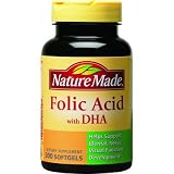 Nature Made Folic Acid with DHA Softgels - 300 Count