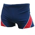 Herren Badehose Retro Short RemiXX, blau/rot 80002