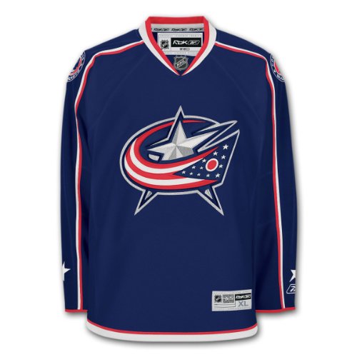 Columbus Blue Jackets Reebok Premier Youth Replica Home NHL Hockey Jersey Size S/M
