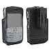 Value Line Polyurethane Leather One-Piece Fitted Case, Black with Plastic Face, Contrast Stitching for Blackberry 8300 8310 8320