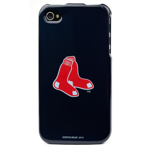 Boston Red Sox Official Fan Protector Faceplate Case Cover for Apple iPhone 4S Latest Generation (16GB, 32GB) and iPhone 4G (Compatible with all Carriers)