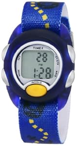Timex Kids' T7B889 Digital Pirates Elastic Fabric Strap Watch
