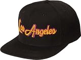 Black Los Angeles Snapback Adjustable Baseball Cap Hat
