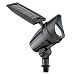 Malibu Solar Premium Four LED Outdoor Metal Flood Light, Black #LZ6001